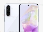 Un render de "Galaxy A36". (Fuente de la imagen: GizNext)