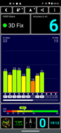 Prueba de GPS al aire libre