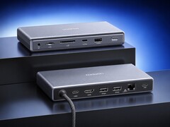 El dock USB4 Ugreen 11 en 1 admite un monitor 4K a 240 Hz o dos monitores 4K a 120 Hz.