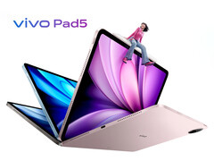 El Vivo Pad5 contiene cámaras frontal de 5 MP y trasera de 8 MP. (Fuente de la imagen: Vivo)