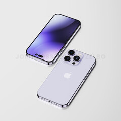 El iPhone 14 Pro podría tener laterales de titanio, entre otros pequeños cambios respecto al iPhone 13 Pro. (Fuente de la imagen: Jon Prosser &amp;amp; Ian Zelbo)