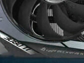 Una placa frontal de la tarjeta Asus RTX 3080 Ti filtrada. (Fuente de la imagen: Videocardz)