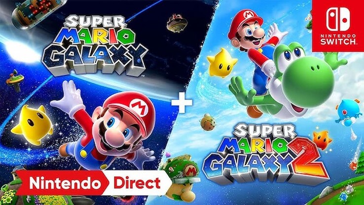 Super Mario Galaxy 1 y 2 tendrán un lanzamiento en octubre (Fuente de la imagen: Nintendo)