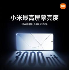 Se dice que el Xiaomi 14 tiene una pantalla de 3.000 nits. (Fuente de la imagen: Xiaomi)
