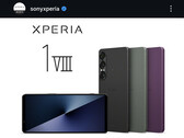 El smartphone fotografiado es el Xperia 1 VII, no el Xperia 1 VIII.
