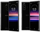 El Sony Xperia 1 (L) y el Xperia 5 (R) tienen pantallas OLED de 21:9. (Fuente de la imagen: Sony - editado)