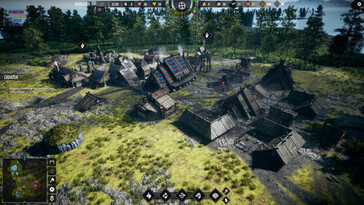 Una imagen que muestra un pueblo de Frozenheim.