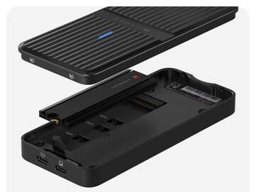 Un diseño sin herramientas significa que no necesita herramientas especiales para instalar las unidades SSD. (Fuente de la imagen: Hyper)