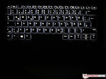 Iluminación del teclado (nivel 2/2)