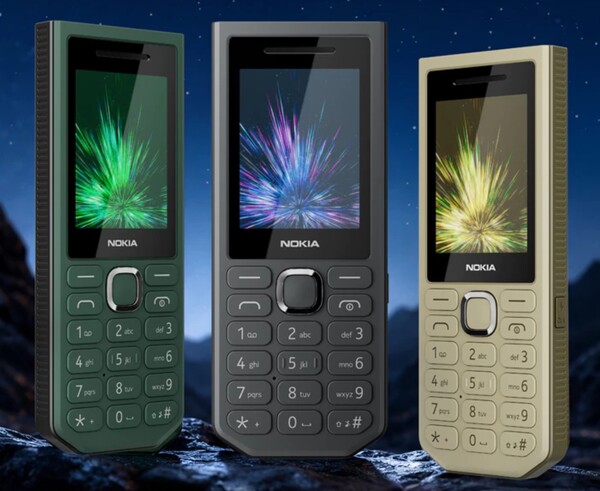 El cargador portátil Nokia 300 en verde, negro y dorado.