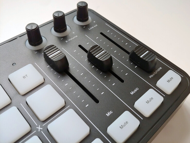 Diales y deslizadores.