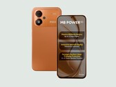 El Poco M8 Power en color naranja brillante.