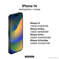 Último rumor sobre el precio. (Fuente de la imagen: @theapplehub)