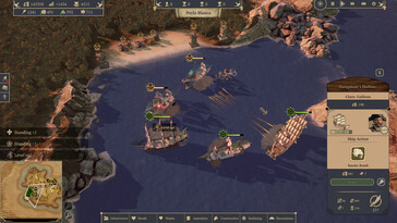 Una imagen que muestra una batalla naval en «Republic of Pirates».
