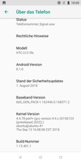 Software HTC U12 Life