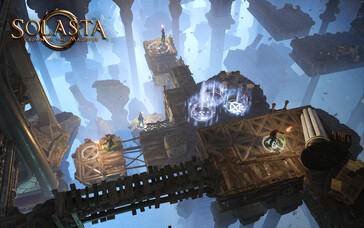 Una imagen que muestra un entorno de Solasta: Crown of the Magister.