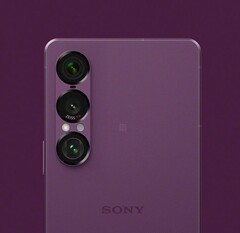 El Sony Xperia 1 VII en color púrpura orquídea. (Fuente de la imagen: Sony)