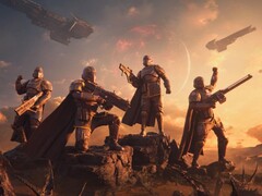 Un escuadrón en Helldivers 2. (Fuente de la imagen: Arrowhead) 