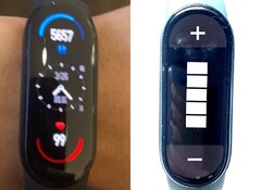 Las supuestas fotos espía de la Xiaomi Mi Band 6 muestran la brillante pantalla completa del dispositivo. (Fuente de la imagen: Weibo - editado)