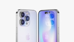 Uno de los últimos renders del iPhone 14 Pro. (Fuente: CGTrader)