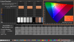 ColorChecker antes de la calibración