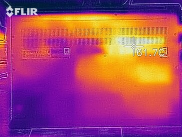 Desarrollo de calor - parte inferior (carga)