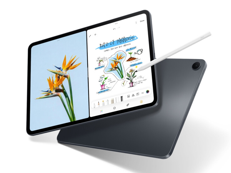 El Oppo Pad 5 en negro Starlight, el único acabado disponible en todo el mundo.