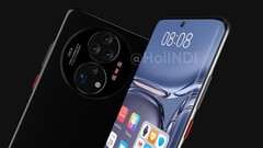 Un nuevo render del Huawei Mate 50. (Fuente: HoiINDI)