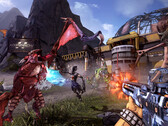 Captura de pantalla de Borderlands 2 que muestra a los monstruos luchando contra Zero