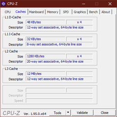 Cachés CPU-Z