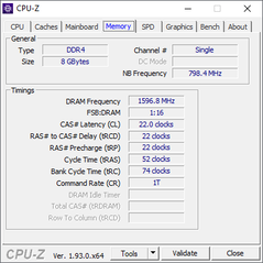 CPU-Z Memory