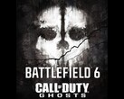 Ilustración de Call of Duty: Ghosts con el logotipo de Battlefield 6 (Fuente de la imagen: Activision, EA con ediciones)