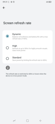 modos de 60 Hz y 90 Hz para la pantalla. (Fuente de la imagen: Sergey Tarasov - Notebookcheck)
