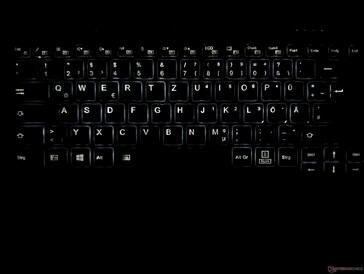 Fujitsu Lifebook U939X - iluminación del teclado