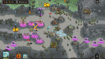 En la imagen: una captura de pantalla del juego Kingdom Rush - Tower Defense.