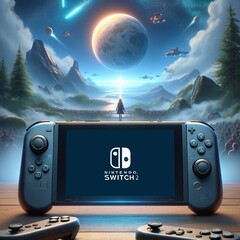 Existe la creencia generalizada de que Nintendo revelará su sucesora de Switch en 2024. (Imagen generada por la IA de DALL-E 3 - editada)