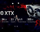 Se ha anunciado la tarjeta gráfica de sobremesa AMD Radeon RX 7900 XTX basada en RDNA 3 (imagen vía AMD)