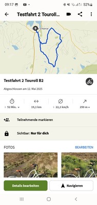 pista de pruebas de 12 millas en la asequible bicicleta eléctrica de iniciación Touroll B2