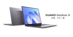 Huawei comercializa el MateBook 14 2022 en dos opciones de color y procesador. (Fuente de la imagen: Huawei)