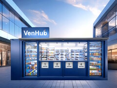 La tienda de conveniencia Venhub funciona 24 horas al día, 7 días a la semana, utilizando robots de IA para reducir los costes comerciales y operativos en un 31%. (Fuente de la imagen: Venhub)