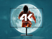 El XG323B-4K-OLED tiene prácticamente el mismo aspecto que el XG323-4K-OLED2. En la imagen: una imagen promocional del monitor para juegos. (Fuente de la imagen: ViewSonic - editado)
