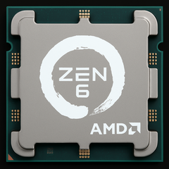 Maqueta de la IA de la CPU AMD Zen 6 (fuente de la imagen: DALL:E)