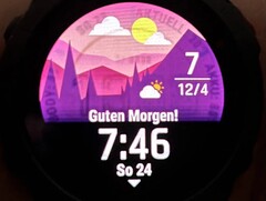 Burn-in en un Garmin Epix Gen 2 (Fuente de la imagen: Norret1983, vía Reddit)