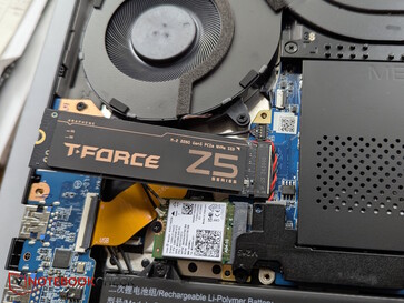Utilizamos la T-Force Z540 en lugar de la SSD normal