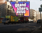 Cartel de GTA 6 que muestra el tráfico en Vice City