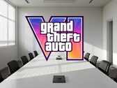Logotipo de GTA 6 mostrado en la sala de conferencias