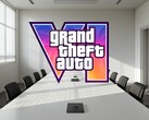 Logotipo de GTA 6 mostrado en la sala de conferencias