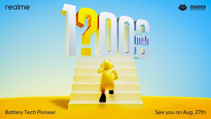 Realme está a punto de alcanzar el hito de los 10.000 mAh. (Fuente: Realme vía X)