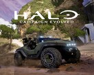 Warthog que aparece en la versión para Xbox de «Halo: Campaign Evolved»
