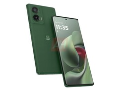 Imagen no oficial del Moto G96 5G en color Greener Pastures. (Fuente de la imagen: Android Headlines)